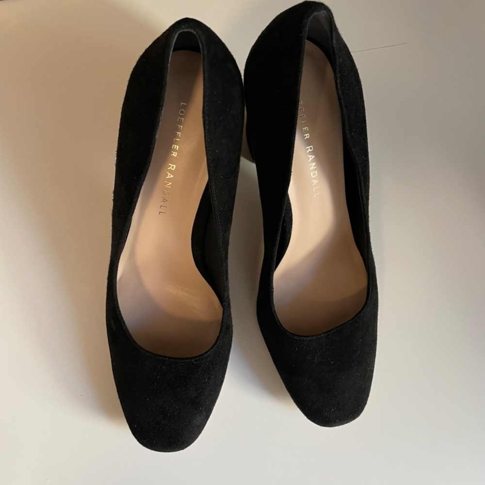Loeffler Randall Phyllis Black Suede Pump - Picture 3 of 4